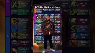 DPS Tier List for Mythic #worldofwarcraft #warcraft #warwithin #thewarwithin #mmorpg #mmo #shorts