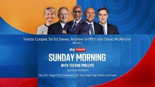 Sunday Morning with Trevor Phillips | Home Secretary Yvette Cooper & Lib Dem leader Sir Ed Davey