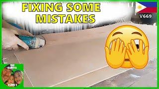 FOREIGNER BUILDING A CHEAP HOUSE IN THE PHILIPPINES - FIXING SOME MISTAKES  -  THE GARCIA FAMILY