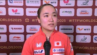 【インタビュー】伊藤美誠 準決勝敗退も自身初の銅メダル「やりたいことは出し切れた。メダルまで辿り着けたのは一生の思い出」｜世界卓球2025