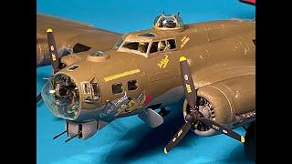 Detailing & Building the Revell Monogram 1/48 scale B-17G, part-1 - The Wings