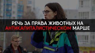 Речь за права животных на антикапе