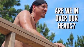 Surviving Summer: Spiders, Sweat, and Storms | Building Our Off-Grid House (By Hand)