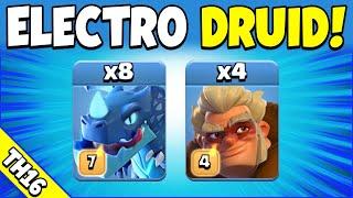 New Druid Troop + E-Dragons = WOW!!! Best TH16 Attack Strategy (Clash of Clans)