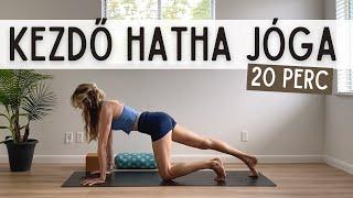 Kezdő HATHA jóga gyakorlás - 20 perc | Jóga Életmód