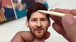 Making Clay Artwork of Lionel Messi ( The Goat)