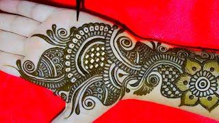 Simple Arabic Fronthand mehndi design | Easy mehndi design | mehndi designs | mehndi