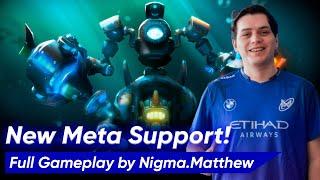 Matthew TINKER SUPPORT NEW META | Dota 2 7.35d Pro Gameplay