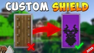 How to Make Custom Shield Easily in Minecraft - TUTORIAL