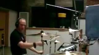 Evanescence - Imaginary drum record session with Josh Freese on "Fallen" (2002)