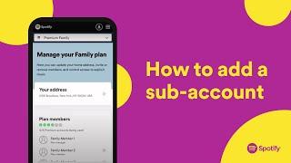 How to add members to Spotify Premium Family