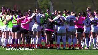 Whitworth Women's Soccer highlights vs. Lewis & Clark