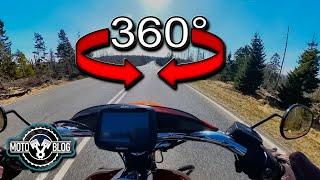 Mit der #HarleyDavidson #SportGlide durch den #Harz [ 360° ] [ VR ]