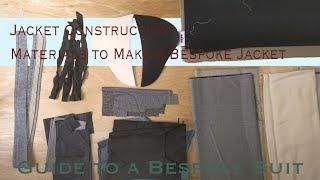 Materials Required for a Bespoke Jacket | Guide to a Bespoke Suit