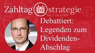 Debattiert: Legenden zum Dividenden-Abschlag