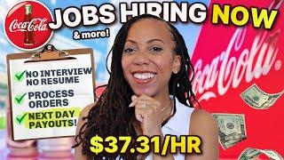 Coca-Cola is Hiring!  | No Interview, No Resume, & Coca-Cola Work From Home Job 2025