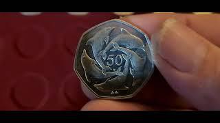 A 2002 Gibraltar Ring of Dolphins 50p joins the pod ! Update on the 50p collection!!