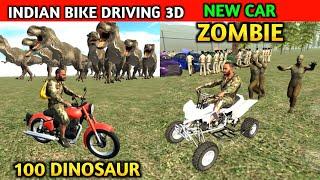 Indian Bikes Driving 3d | New Car Zombie + 100 Dinosaur | Funny Gameplay Indian Bikes Driving 