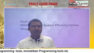 FAULTCODE  P0420 ADVANCE AUTOMOBILE TRAINING ON BS 4& BS 6 EV & HYBRIDE  CALL  8093777702 fault code