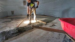 Preparing Old Bin for New Floor