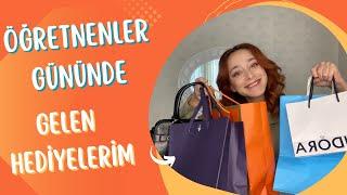 ÖĞRETMENLER GÜNÜNDE GELEN HEDİYELERİM 