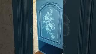 Дубовый буфет с лепниной. Редизайн #переделка #diy #перекраска #редизайн