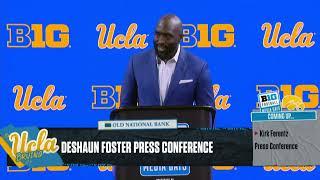 UCLA head coach DeShaun Foster's press conference at Big Ten Media Day 7/24