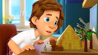 Bauen Sie eine Pyramide! | Die Fixies | Cartoons für Kinder