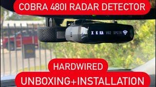 Cobra RAD 480i Radar Detector unboxing and installation