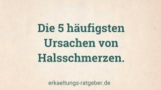 Halsschmerzen: Was sind die 5 häufigsten Ursachen?