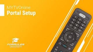 MYTVOnline Portal Setup