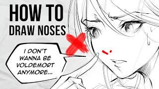 How (NOT) to draw Noses | Tutorial for Beginners | Drawlikeasir