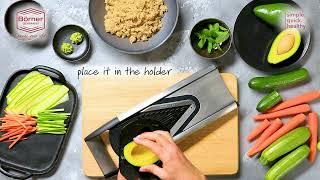 How to make Vegan Sushi with Börner V6 ExclusiveLine Vegetable Slicer