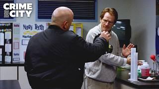 Hank Investigates Walter's School | Breaking Bad (Dean Norris, Bryan Cranston)