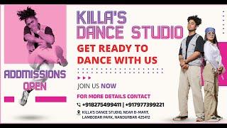 Killa’s Dance Studio tour & information@killachop9080 @binisharma444