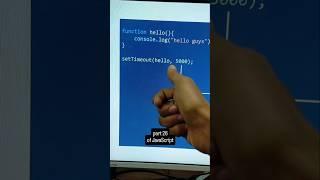 Settimeout & Setinterval method in javascript #webdevelopment #coding #javascript #programming #css