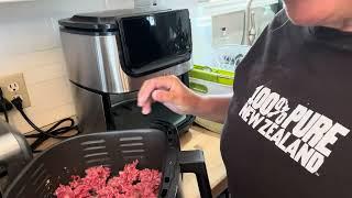 $5 Carnivore Meal: Simple & Delicious Air Fryer Ground Beef!