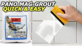 HOW TO GROUT TILE:  DIY for Beginners Quick & Easy Demo Review ABC Tile Grout | Paano mag grout 2021