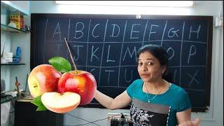 Spiking Alphabet | Ikg Hindi Rhymes | ए पर एप्पल दिखाइए | एबीसीडी की स्पेलिंग दिखाइए | a for apple