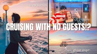 Two Days Onboard With No Guests! Mini Ship Tour, Crew Activities, Life as Cruise Ship Crew.