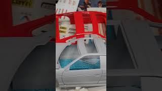 fiero triple build in full swing. mpc fiero gt in 1/25 scale