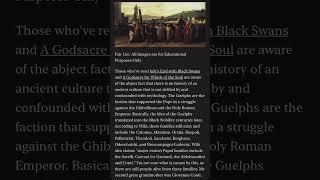 The Black Nobility & Mythology by Dylan Saccoccio #astrotheology #history #guelphs #ghibellines