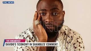 Mixed Reactions Trail Davido's 'Economy In Shambles' Comment