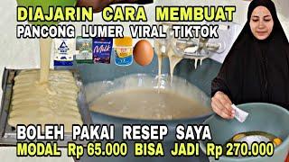 IDE USAHA KEKINIAN VIRAL‼️RESEP PANCONG LUMER 100% BERHASIL‼️DETAIL TAKARAN DAN RESEPNYA DIKASIH TAU