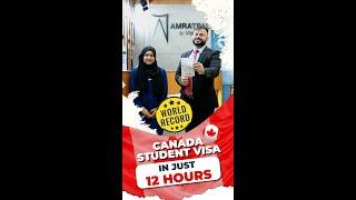 Canada Student Visa in 12 Hours HOW?