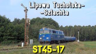 Unikat! ST45-17 na łącznicy Lipowa Tucholska - Szlachta // ST45-17 at Lipowa Tucholska - Szlachta