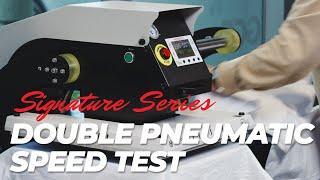 Fastest Heat Press Yet? Double Station Pneumatic Heat Press Tested!