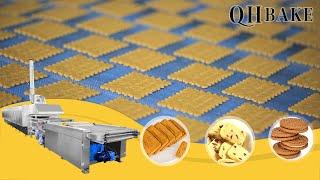 QH1500 Full Automatic Biscuit making machine soda biscuit production line