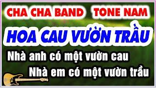 Karaoke HOA CAU VƯỜN TRẦU Tone Nam - Cha Cha Band KORG 9669