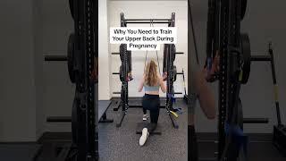 Why you need to train your upper back during pregnancy. ↗️Details in description #shorts